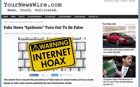 list of hoax news sites